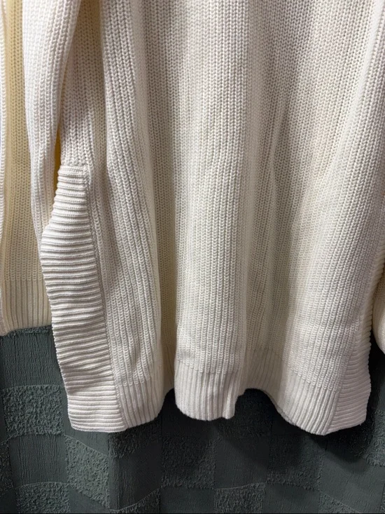 kate spade Ivory Ribbed Cowl Neck Sweater dress - Picture 4 of 10